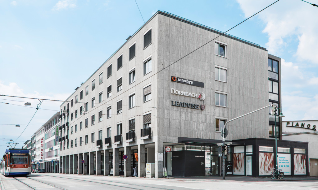 Außenansicht des Bürogebäudes