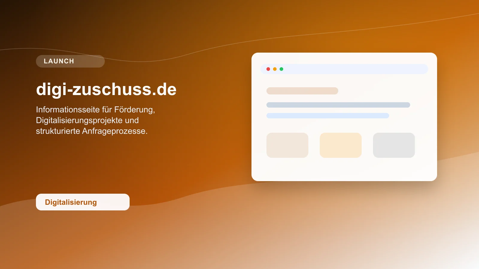 Launch von digi-zuschuss.de: Förderinformationen klar gebündelt