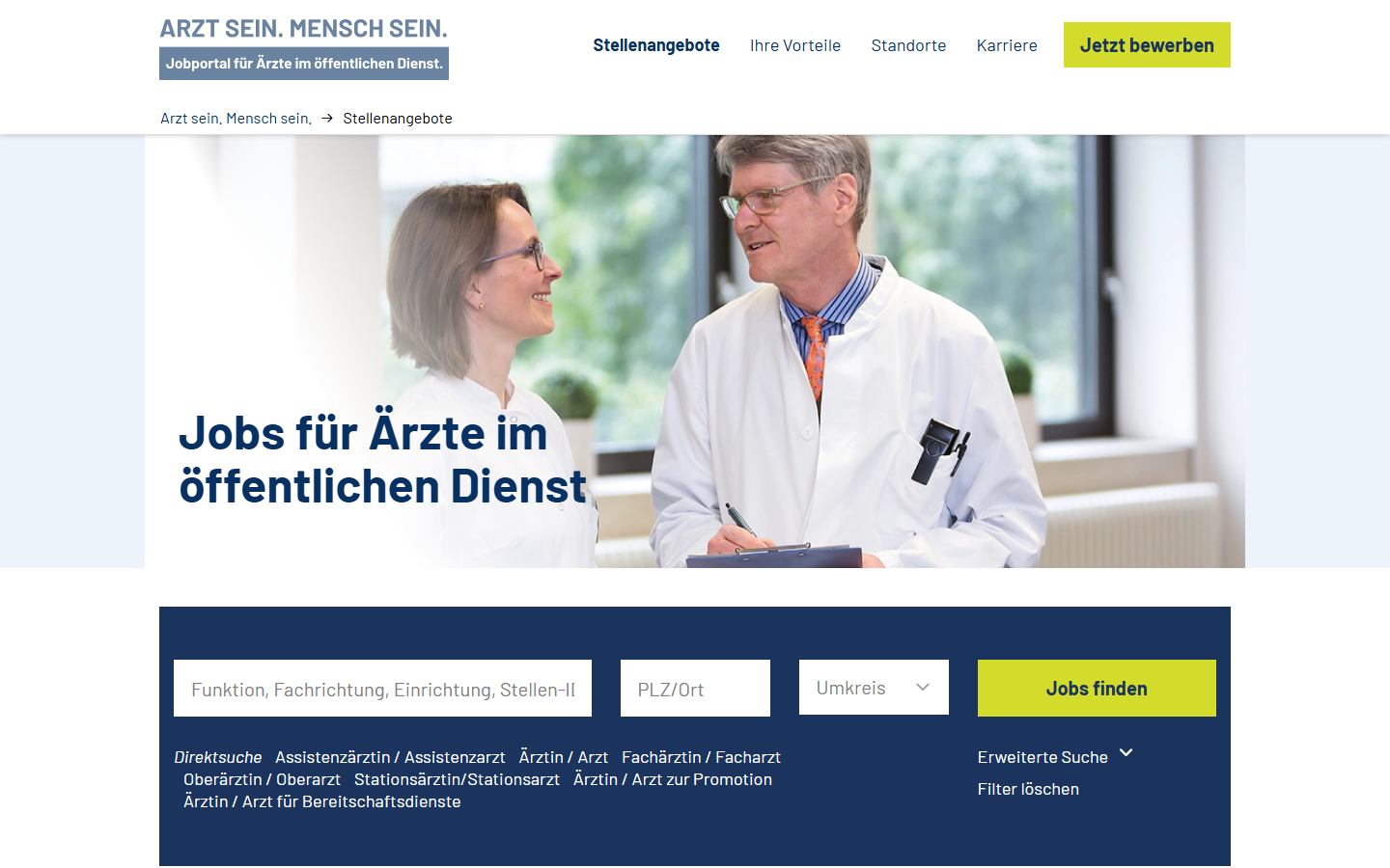 Contao-Wartung und Betreuung der DRV-Recruiting-Portale Einblick 2