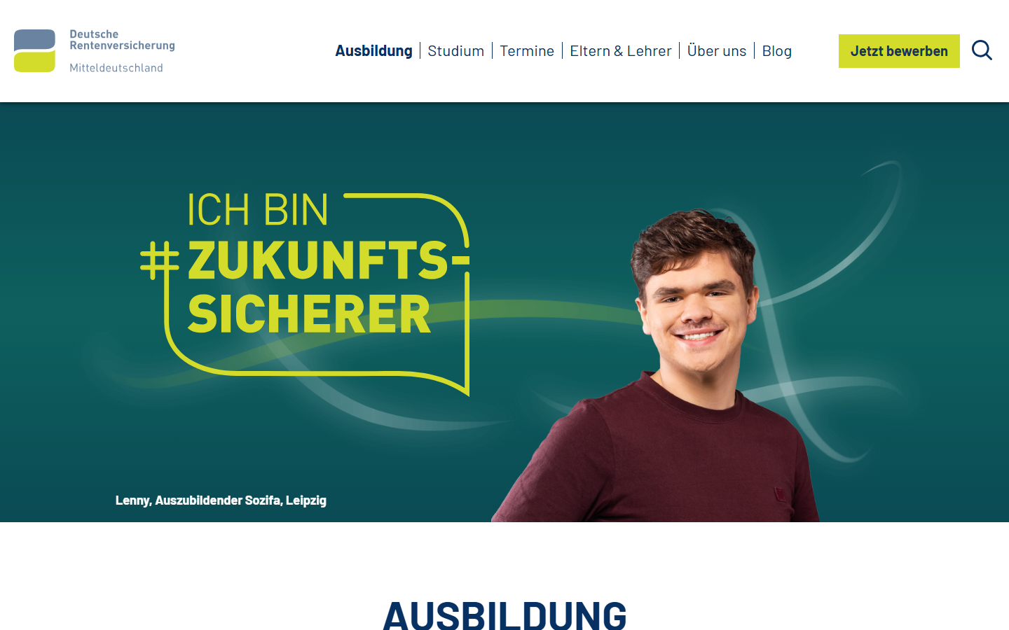 Contao-Wartung und Betreuung der DRV-Recruiting-Portale Einblick 4