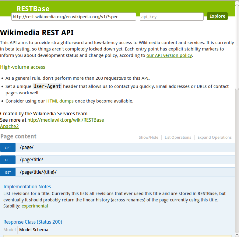 API-Dokumentation für Headless-CMS